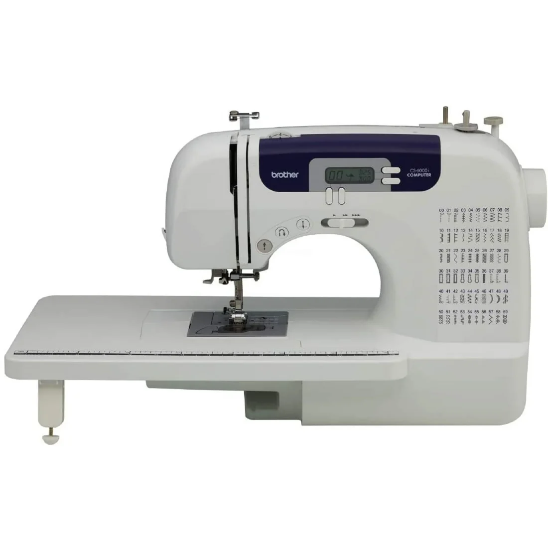 Brother CS6000i 60 Built-in Stitches Sewing and Quilting Machine with Wide Table - Image 5