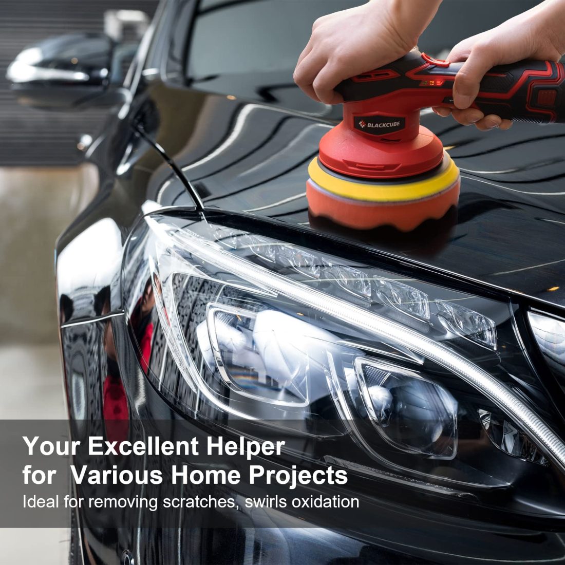 BLACKCUBE Cordless Polisher Lithium Ion Rechargeable - Image 6