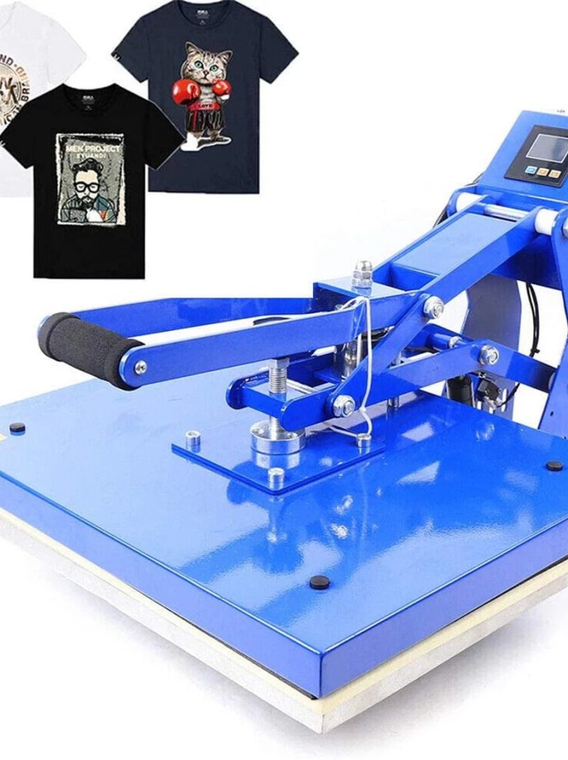 WUZSTAR Auto Open Heat Press Transfer,Clamshell Base T-shirt Sublimation Machine 16"x20"