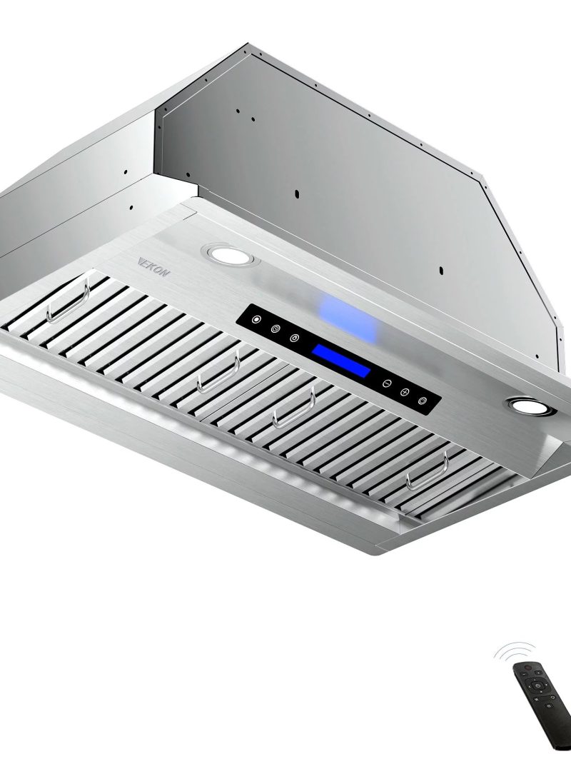EKON Kitchen Expert 36 inch 900 CFM Convertible Insert Range Hood with Remote control