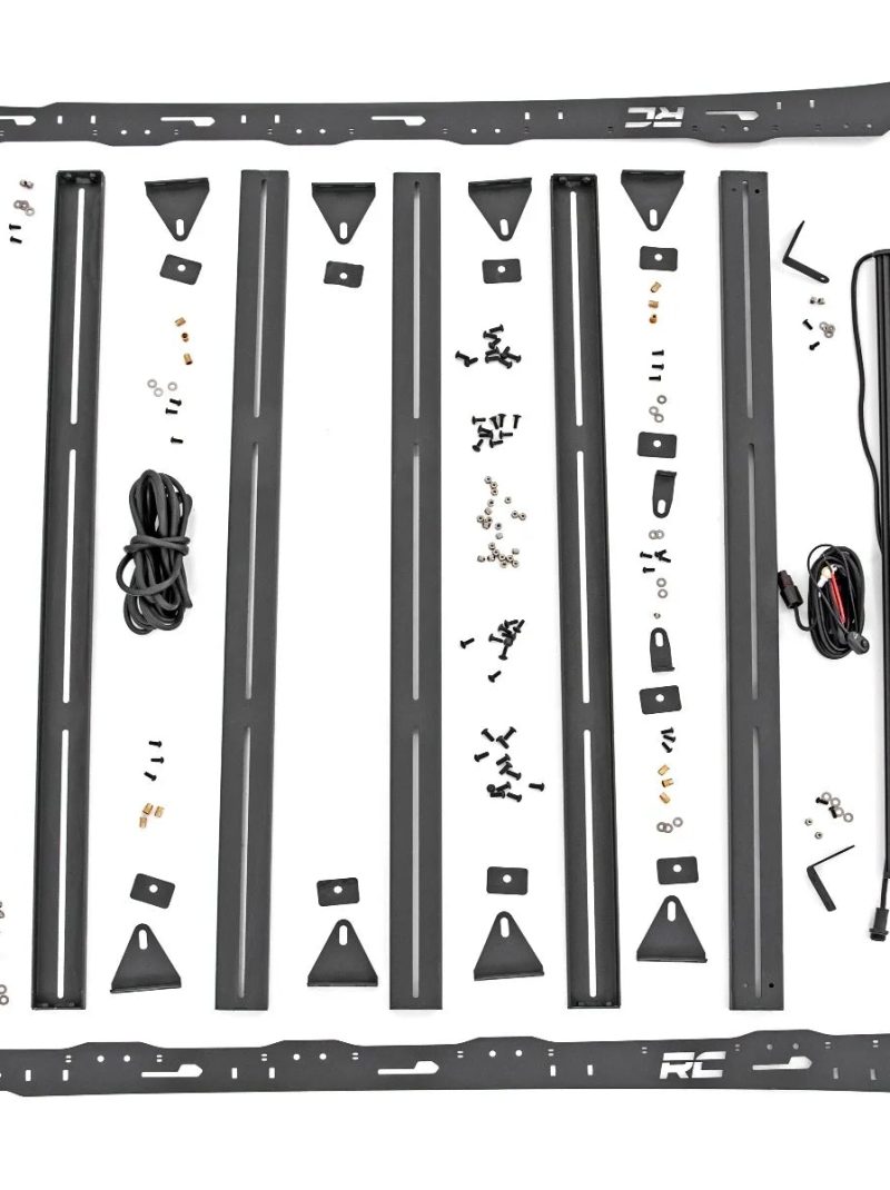 Rough Country Roof Rack System w/40" Front & Rear LED for 15-18 F-150 - 51022 Fits select: 2015-2016,2017-2018 FORD F150