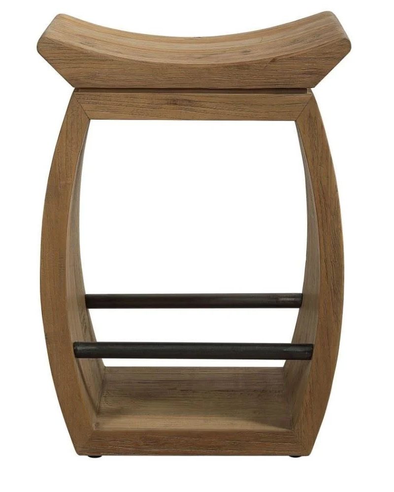 25 inch Modern Wood Counter Stool Bailey Street Home 208-Bel-4361902
