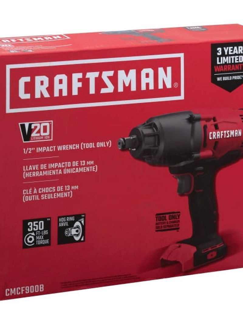 20V MAX IMP WRNCH 1/2"CL