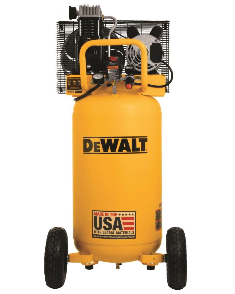 25 Gallon 200 PSI Portable Vertical Electric Air Compressor DXCM251 from