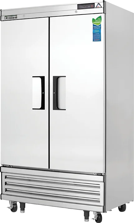 Everest Refrigeration EBNF2 Reach-in Freezer 2 Glass Doors, 115v, NSF - 33 cu. ft.