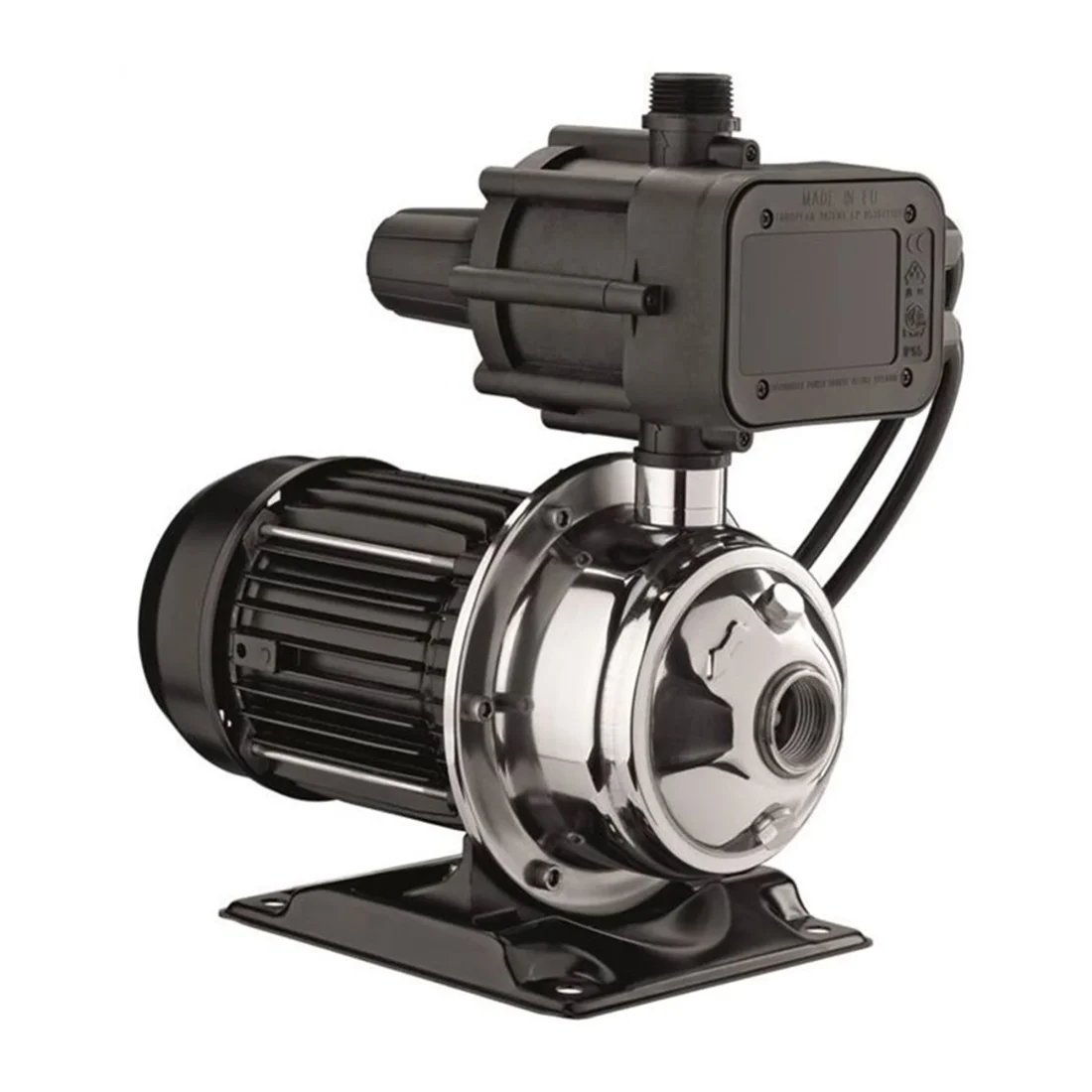 Simer 4075SS01 0.75 HP Stainless Steel Water Pressure Booster Home Faucet Pump - Image 2