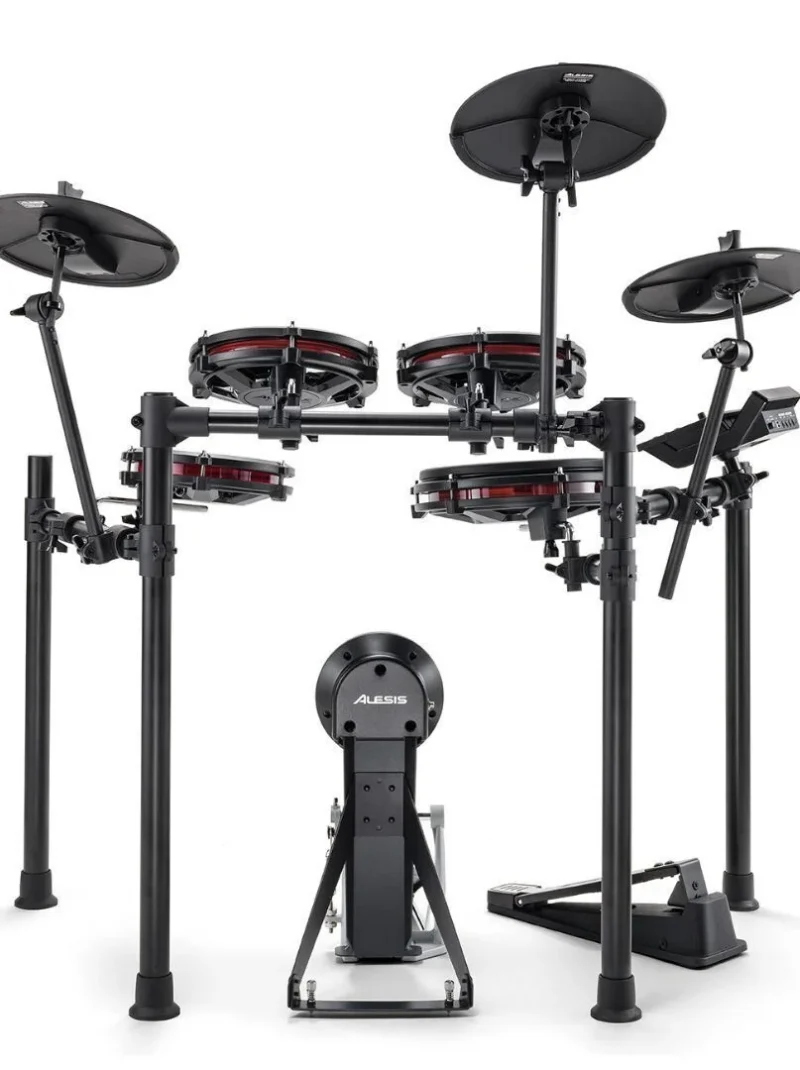 Alesis Nitro Max Premium All-In-One Electronic Drum Kit, Black