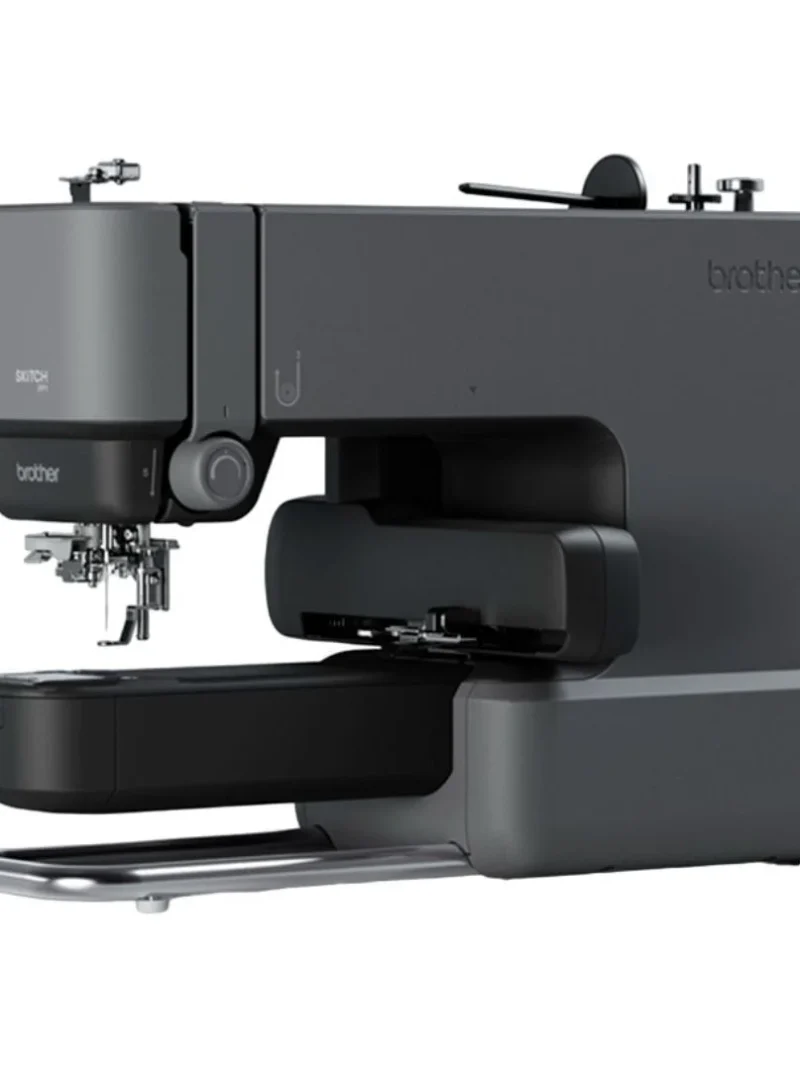 Brother PP1 Skitch Single-Needle Embroidery Machine with Artspira App Support and Embroidery Frame