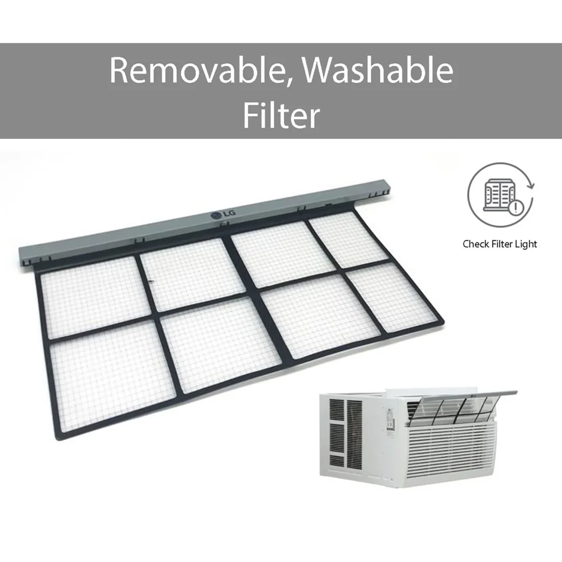 LG 15,000 BTU Window Smart Air Conditioner with Remote - Image 9