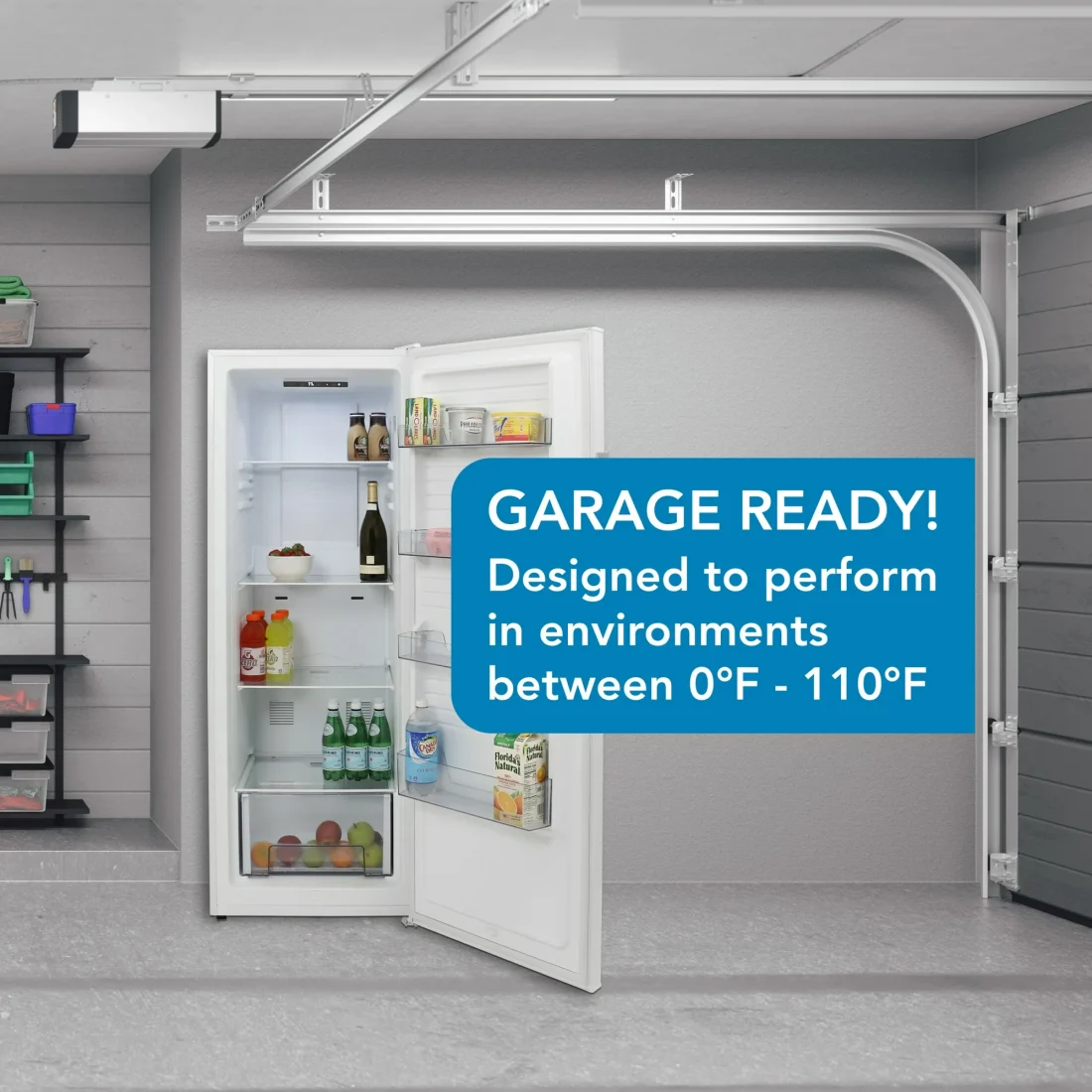 Avanti 10.8 cu ft Vertical Freezer, in White (AV1081VFK0W) - Image 7