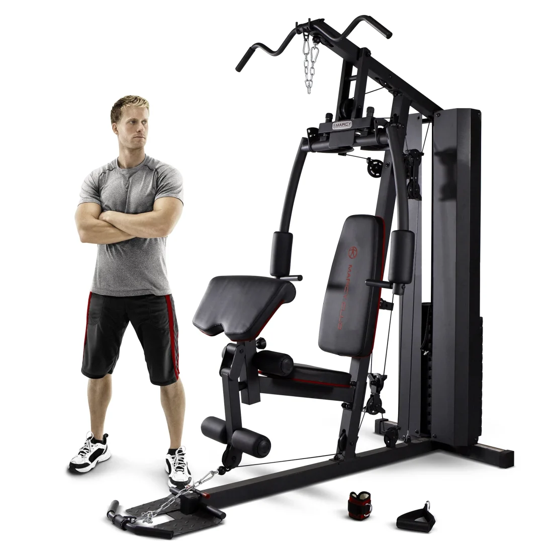 Marcy 200 lbs Stack Dual Function Home Gym MKM-81010 - Image 3