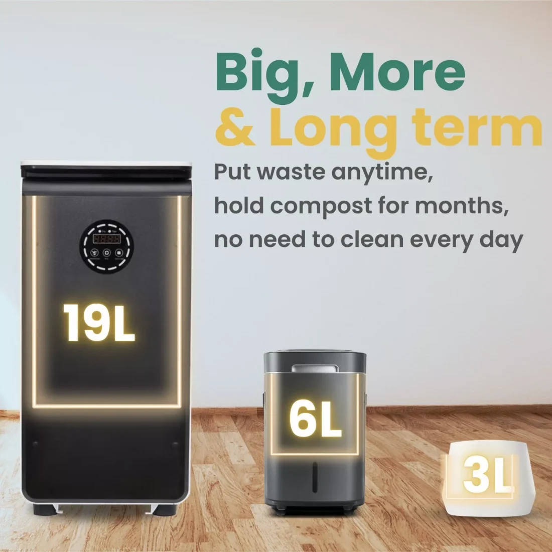 Revolutionary GEME 19L Electric Composter – Real Composting, Silent & Odorless, No Filter Replacement, 95% Waste Reduction - Image 8