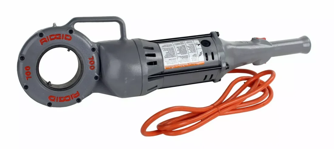 High-Torque Industrial Portable Pipe Threader – RIDGID 700 Power Drive | Durable, Compact, and Built for Heavy-Duty Threading Jobs - Image 5