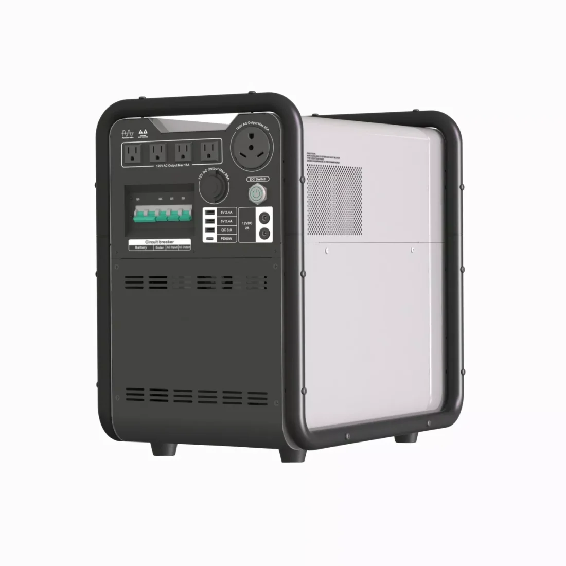 Hysolis MPS 4500wH / 3000W Solar Generator Lithium Battery Power Station - Image 2