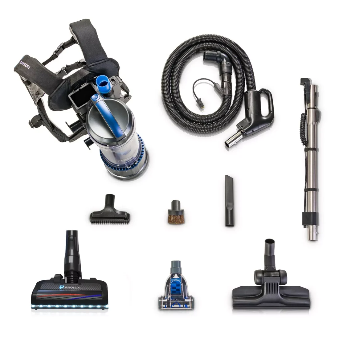Lightweight Prolux 2.0 Bagless Backpack Vacuum Cleaner Electric Powerhead - Image 3
