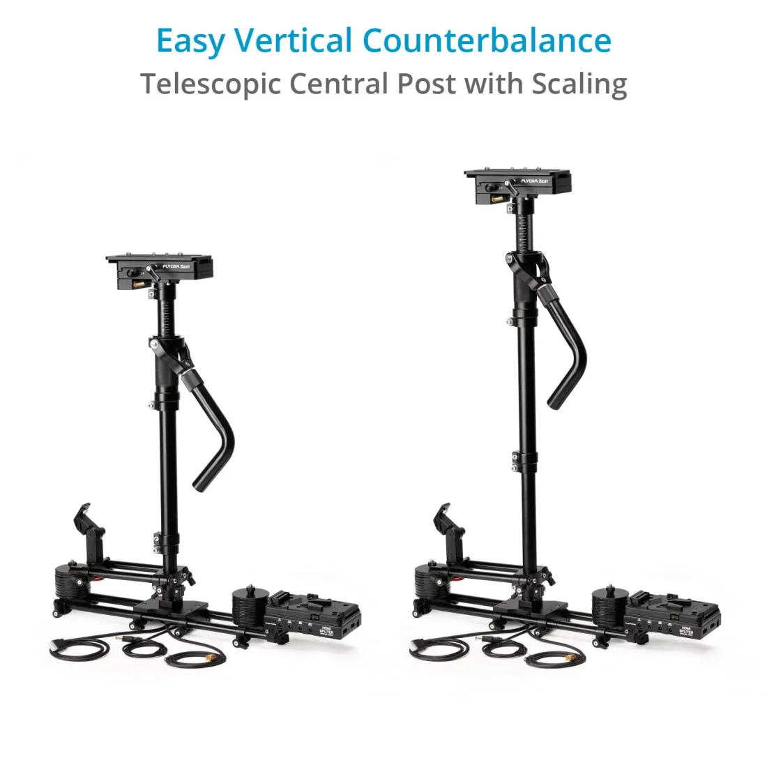 Flycam Zest Pro Electronic Video Camera Stabilizer with Vista-II Arm Vest - Image 5