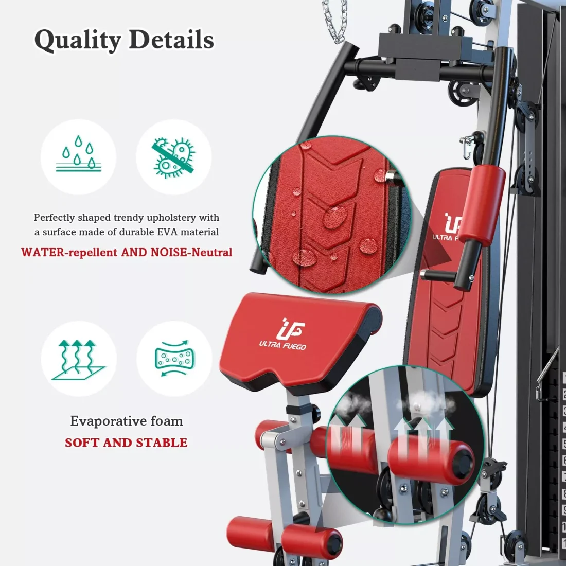 Home Gym Multifunctional Full Body Home Gym Equipment WLSCM-1148L - Image 2