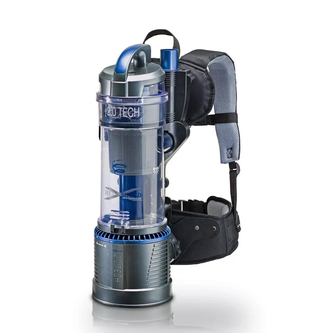 Lightweight Prolux 2.0 Bagless Backpack Vacuum Cleaner Electric Powerhead - Image 8