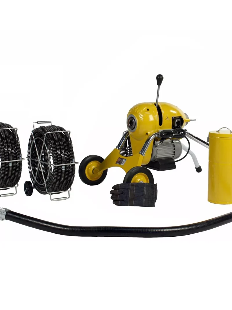 Steel Dragon Tools K1500B Drain Cleaner Cleaning Machine 120′ C11 Snake Cable