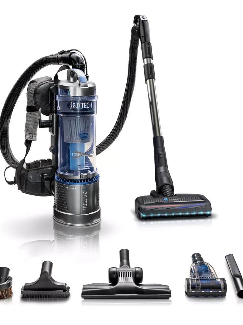 Lightweight Prolux 2.0 Bagless Backpack Vacuum Cleaner Electric Powerhead