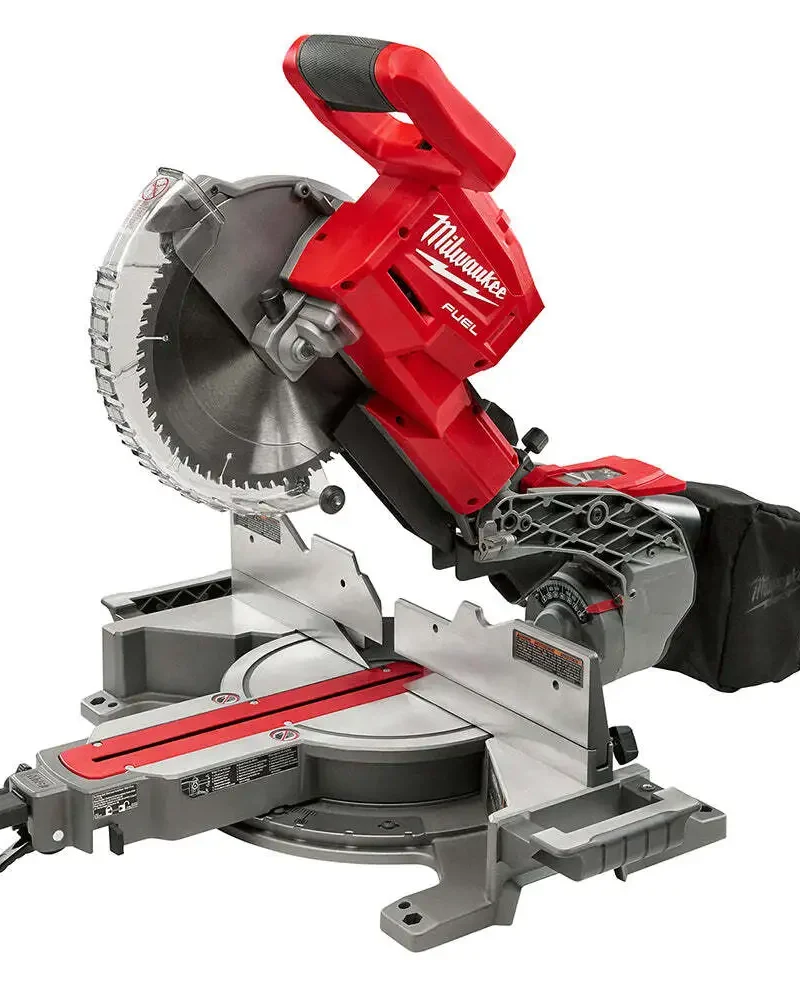 Milwaukee 2734-20 M18 FUEL 18V 10′′ Dual Bevel Carbide Blade Miter Saw -Bare Tool