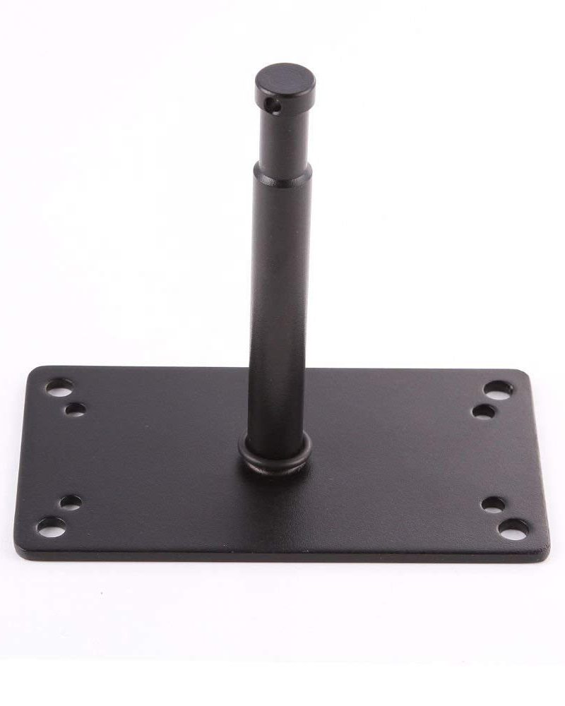 9 inches Wall Mount Strobe Flash Light Stand Holder Tripod Photo Studio Speedlite Bracket with Removable Pole
