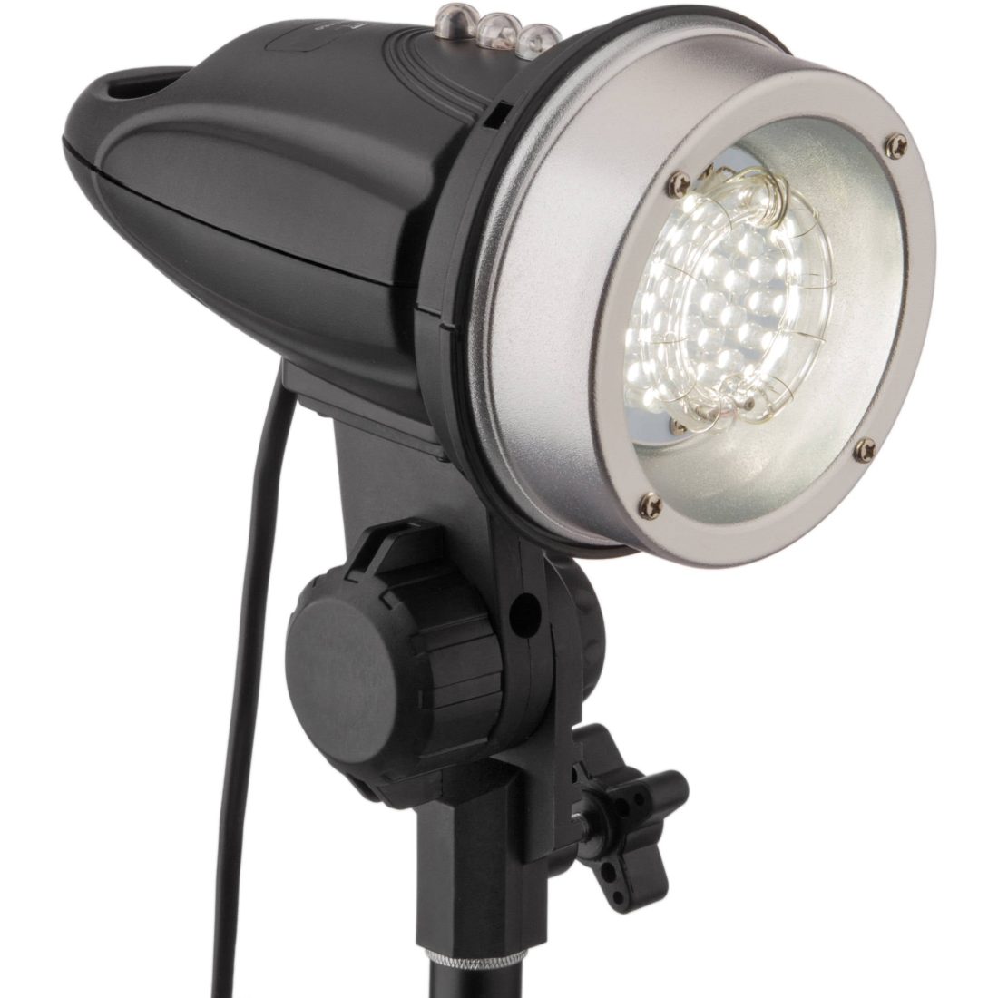 Boothify Stand Mount Flash with LED Modeling Light for T-Series Photo Booth Shells